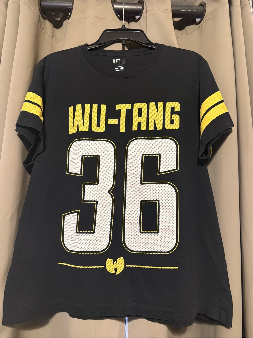 Early-WU-TANG 36 Black & Yellow Graphic Tee